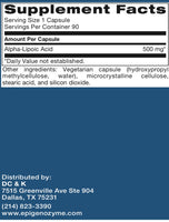 Alpha Lipoic Acid 500