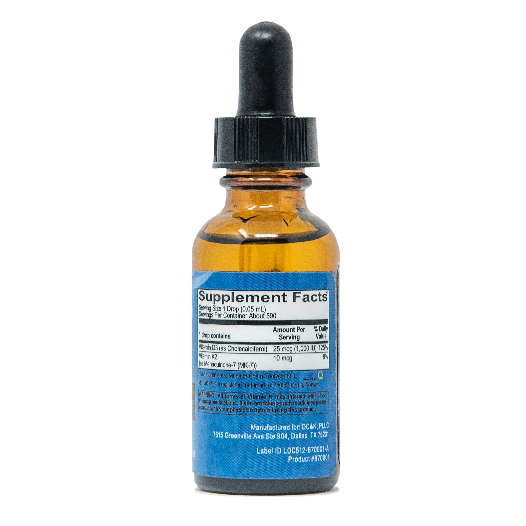 D3/K2-1000 Liquid (1 fl oz/30 ml)