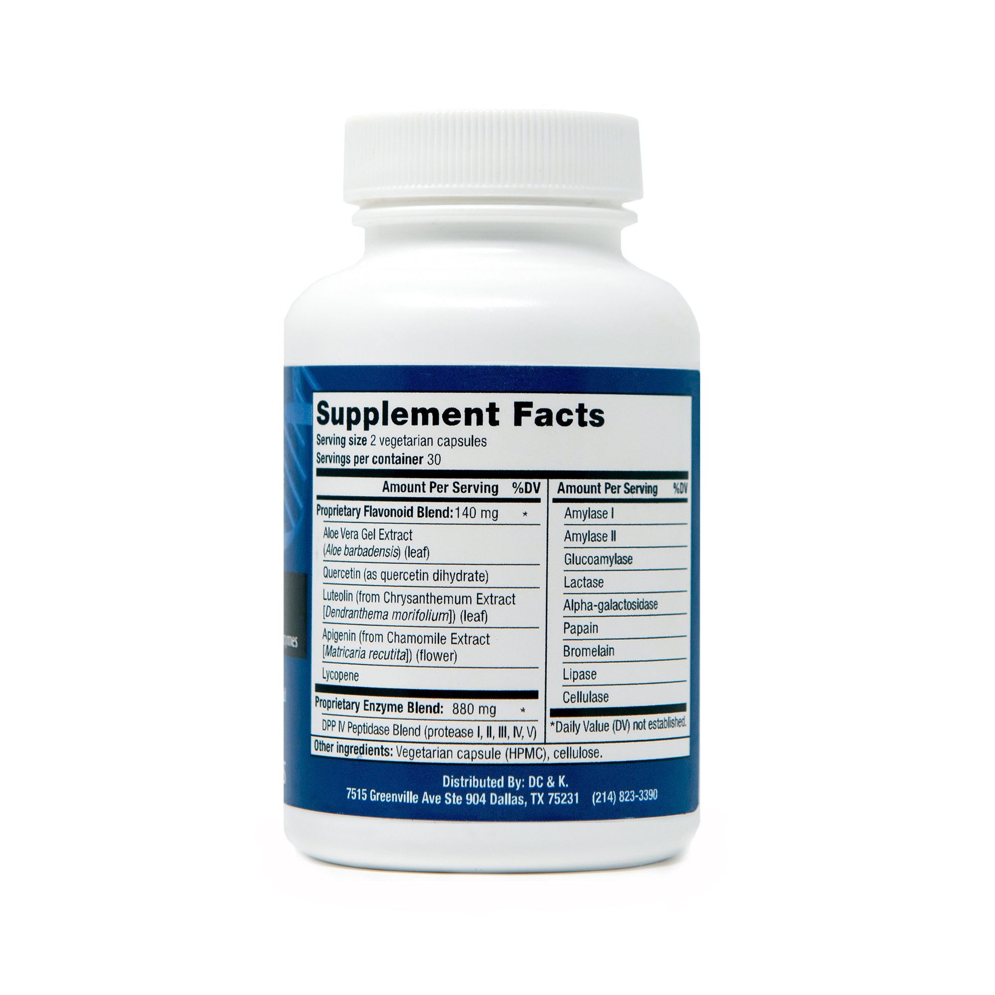 DPP IV (Gluten/Casein Digestive Enzymes) (60 capsules)