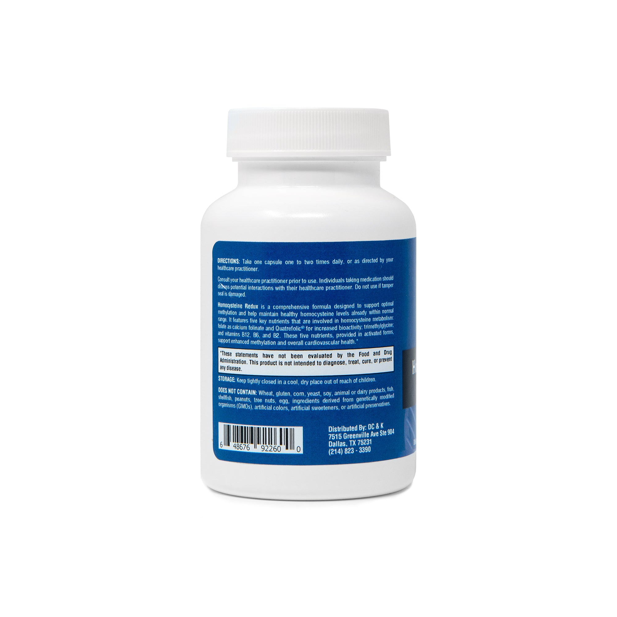 Homocysteine Redux (60 capsules)