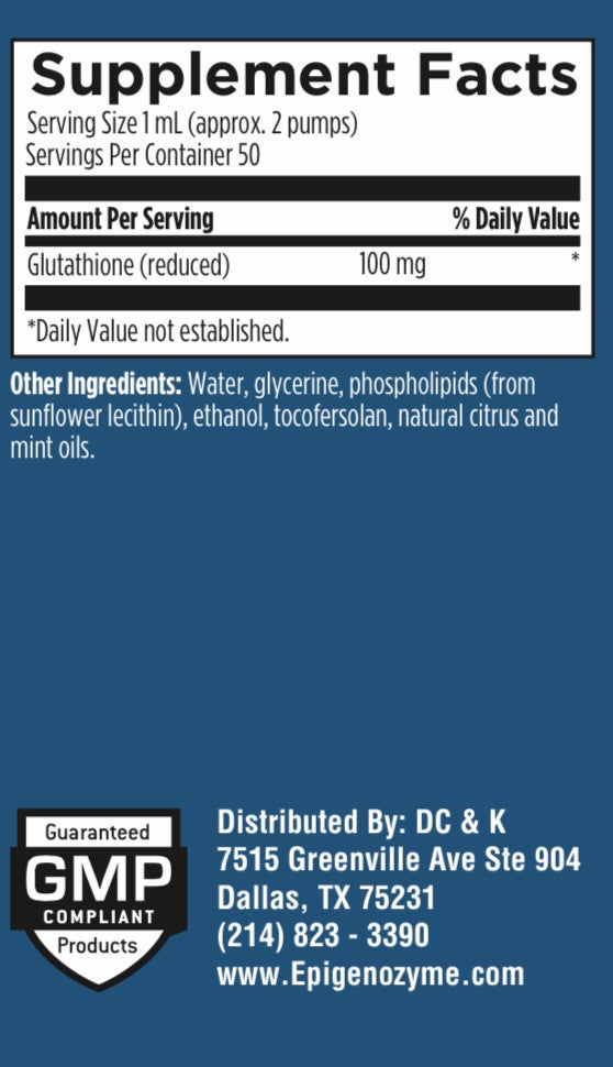 Lipsomal glutathione (liquid) 1.7 oz.