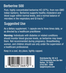 Berberine 500 mg (90 vegetarian capsules)
