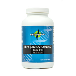 High Potency Omega-3 Fish Oil (120 fish gelatin softgels)